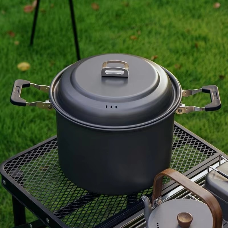 Camping Cooking Set Large - Camping Cookware Aluminum Camping Cooking Set