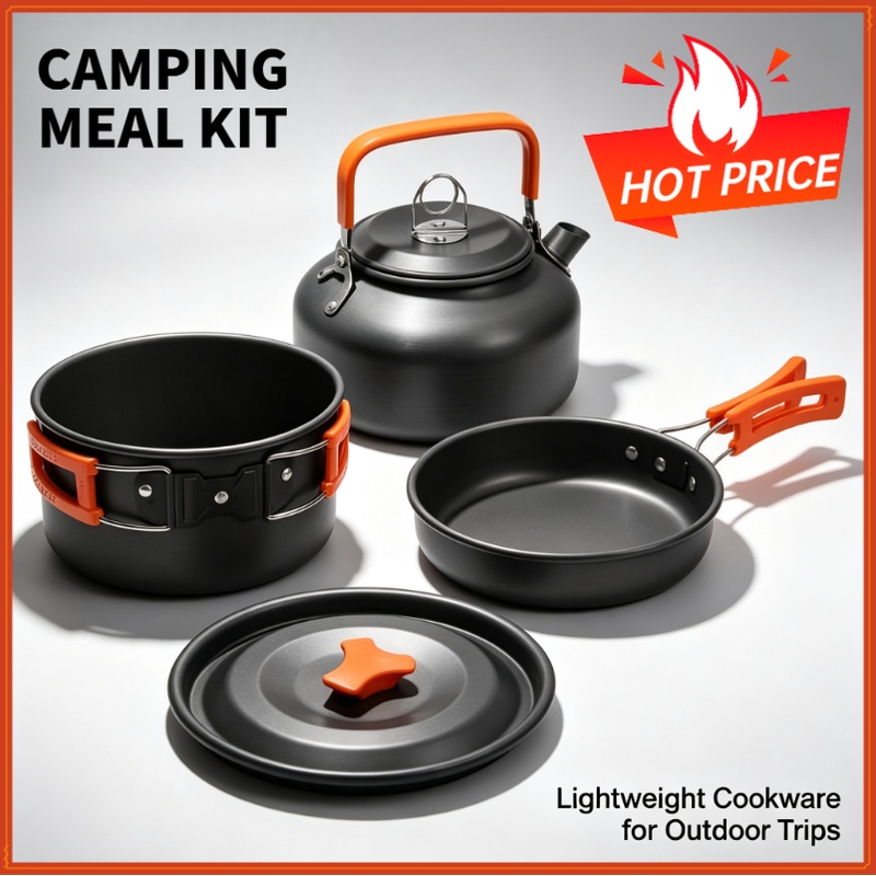 Camping Cooking Rice - Camping Cooking set Camping Cookware Travel