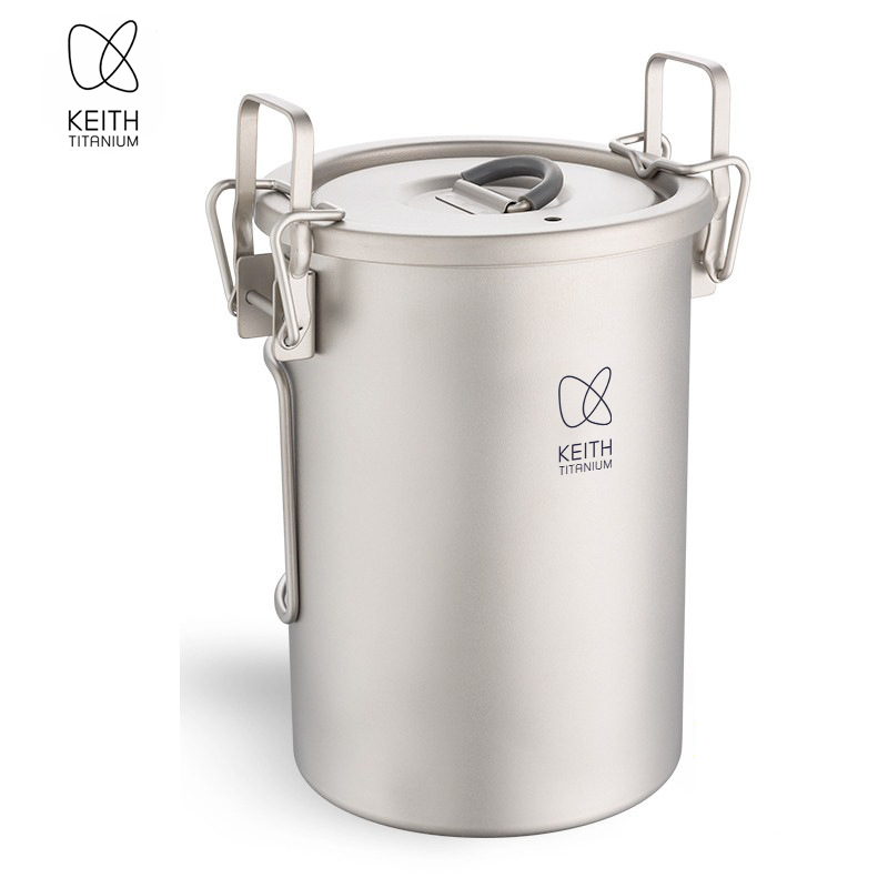 KEITH Pure Titanium Rice Cooke - Camping Cooking Rice ulasan dan harga