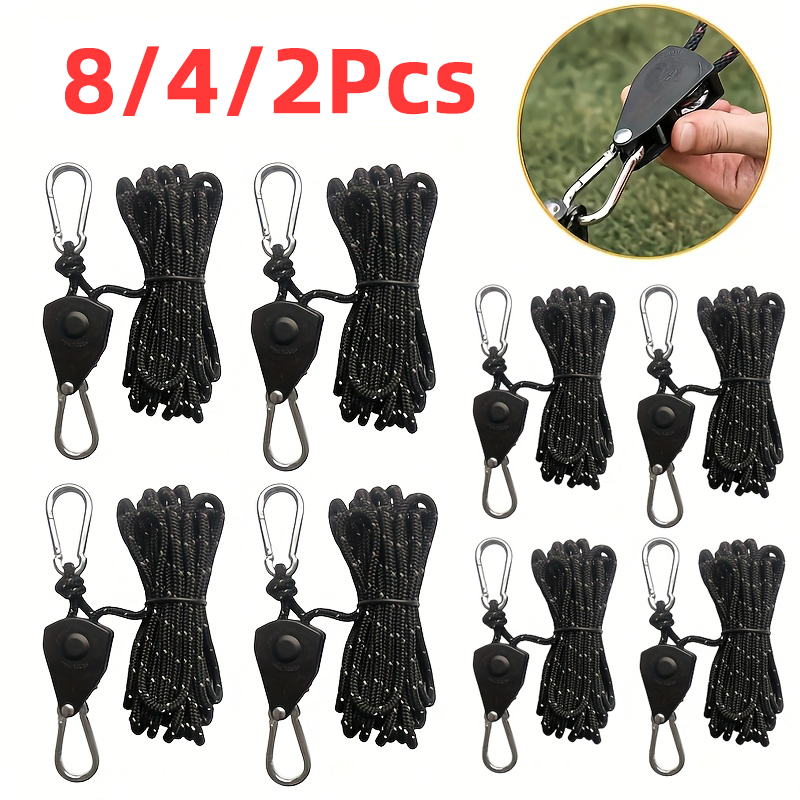 4mm*4m Camping Tent Tie Down R - Camping Cooking Hanger ulasan dan harga