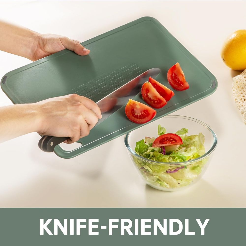 Plastic Cutting Board Set of 3 - Camping Cooking Set Large ulasan dan harga