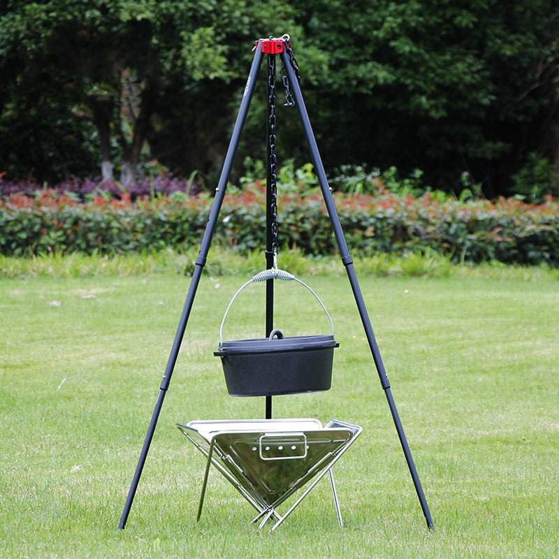 Outdoor Large Bonfire Tripod P - Camping Cooking Pot Tripod ulasan dan harga