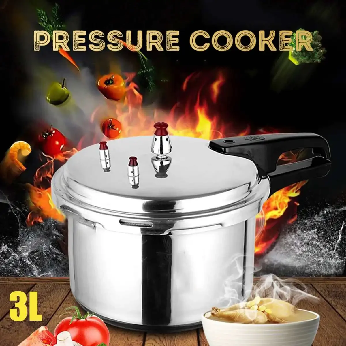 18/20/22/28cm Kitchen Pressure - Camping Cooking Rice ulasan dan harga