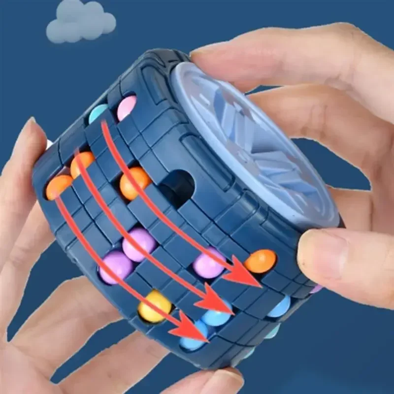 3D Cylinder Cube Toy Magical B - Fire Starter Cube ulasan dan harga