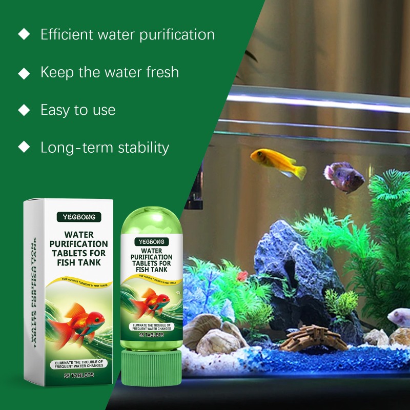 Fish Tank Water Purification T - Water Purification Tablet ulasan dan harga