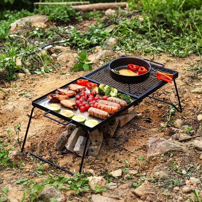 Portable Outdoor Camping Cooki - Camping Cooking Over Fire ulasan dan harga