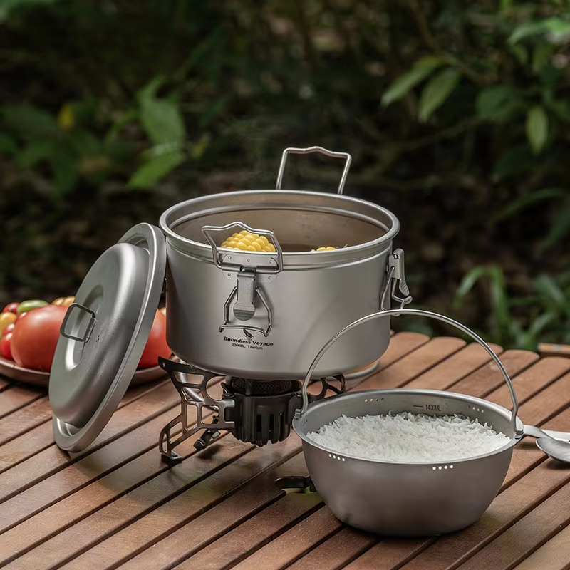 Cooker Outdoor Camping Cooking - Camping Cooking Rice ulasan dan harga
