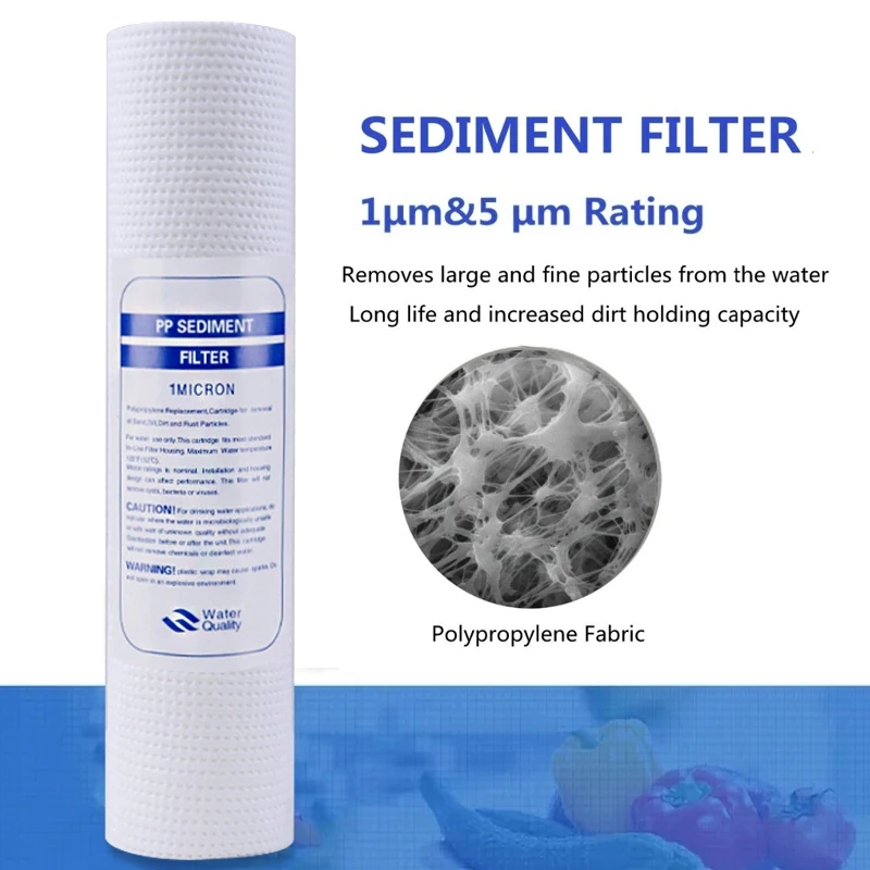 10pcs 10 INCH 1&5 Micron 120g/ - Water Purification Tablet ulasan dan harga