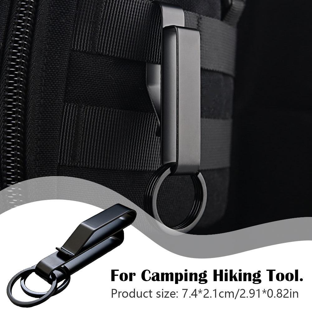 Steel Belt Hook Carabiner Car  - Camping Cooking Hanger ulasan dan harga