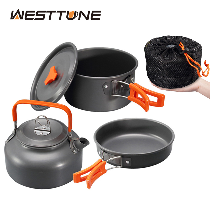 WESTTUNE Camping Cookware Kit  - Camping Cooking Set Large ulasan dan harga