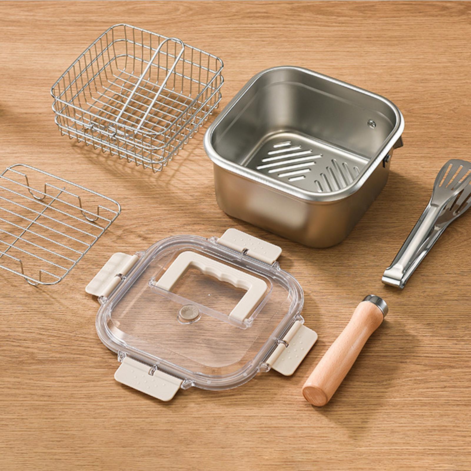 Deep Fryer Pan Set Square Camp - Camping Cooking Set Large ulasan dan harga