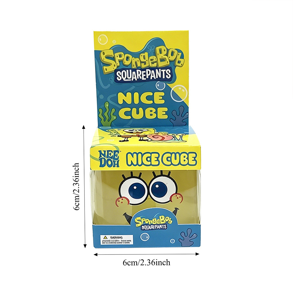SpongeBob Squishy Cube In Stoc - Fire Starter Cube ulasan dan harga