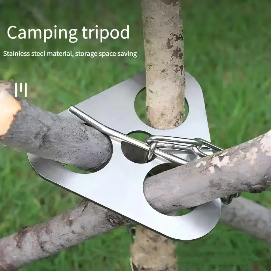 Stainless Steel Portable Campi - Camping Cooking Hanger ulasan dan harga