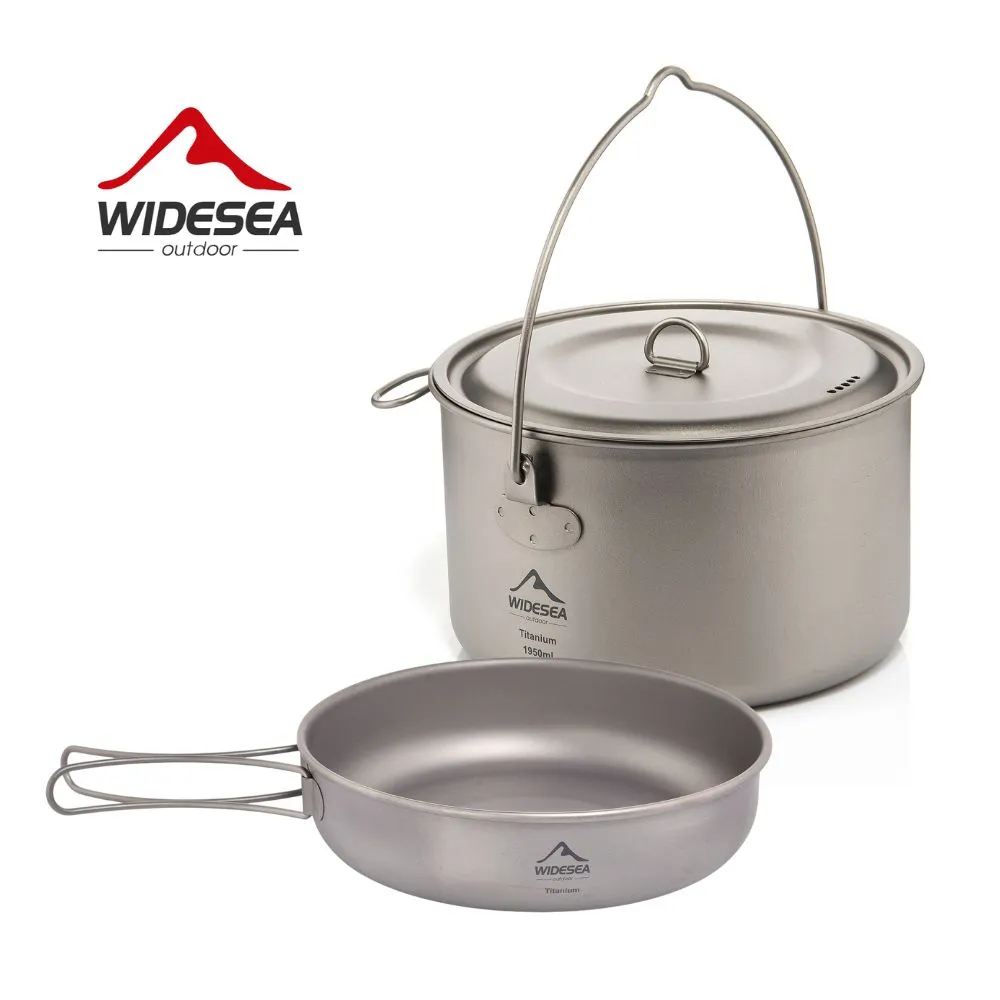 Widesea Camping Tableware Tita - Camping Cooking Set Large ulasan dan harga