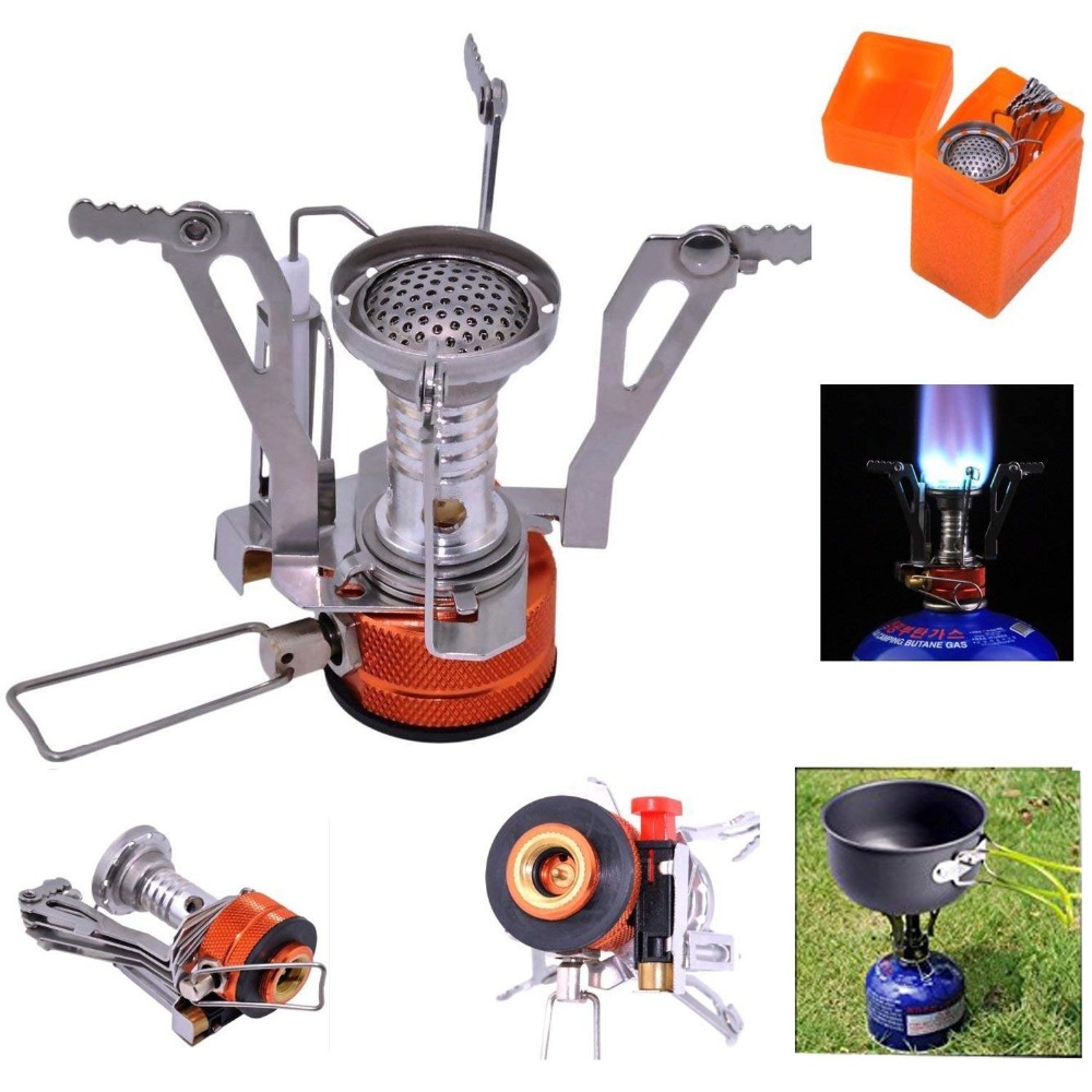 12-17Pcs Camping Cookware Stov - Camping Cooking Pot Tripod ulasan dan harga