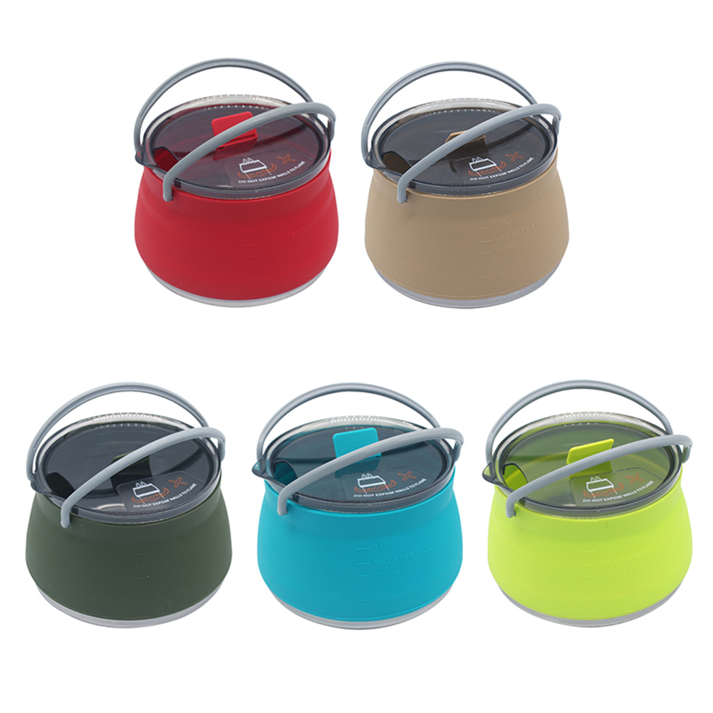 Outdoor Silicone Kettle  1L Ca - Camping Cooking Options ulasan dan harga