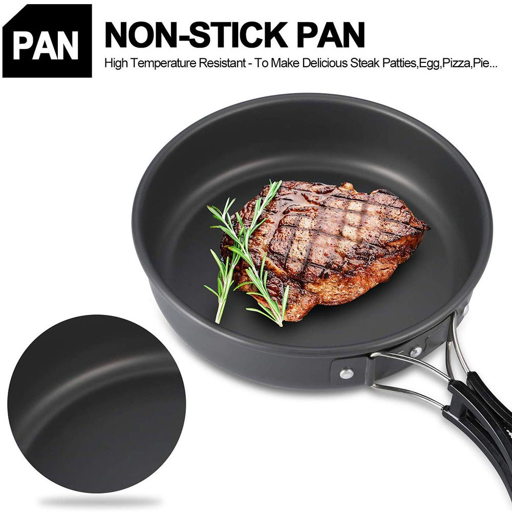 Camping Cookware Set Aluminum  - Camping Cooking Set Large ulasan dan harga