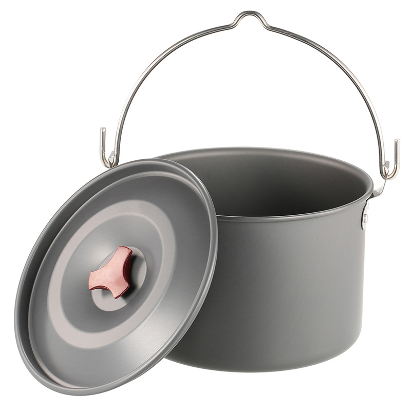 4L Camping Hanging Pots Campin - Camping Cooking Pot Tripod ulasan dan harga