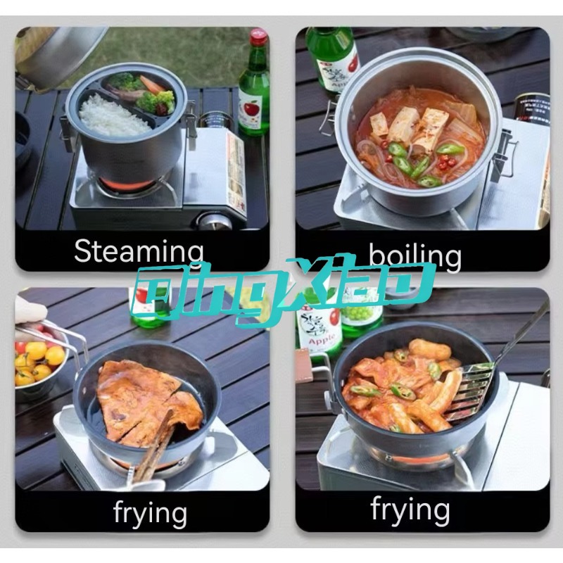 Outdoor 304 Stainless Steel Mu - Camping Cooking Rice ulasan dan harga