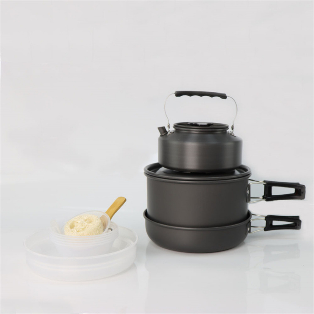 Outdoor large cooking set, 2-4 - Camping Cooking Set Large ulasan dan harga