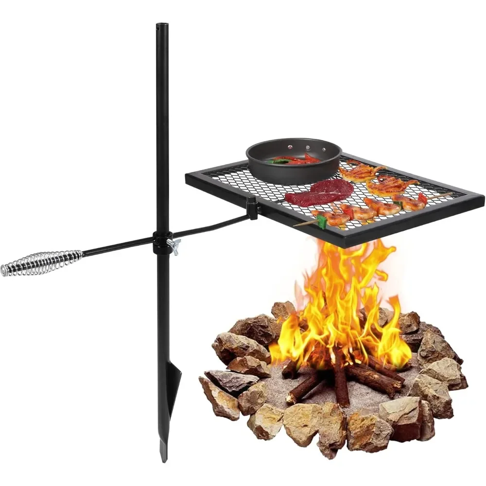 %a Swivel Campfire Grill Heavy - Camping Cooking Over Fire ulasan dan harga
