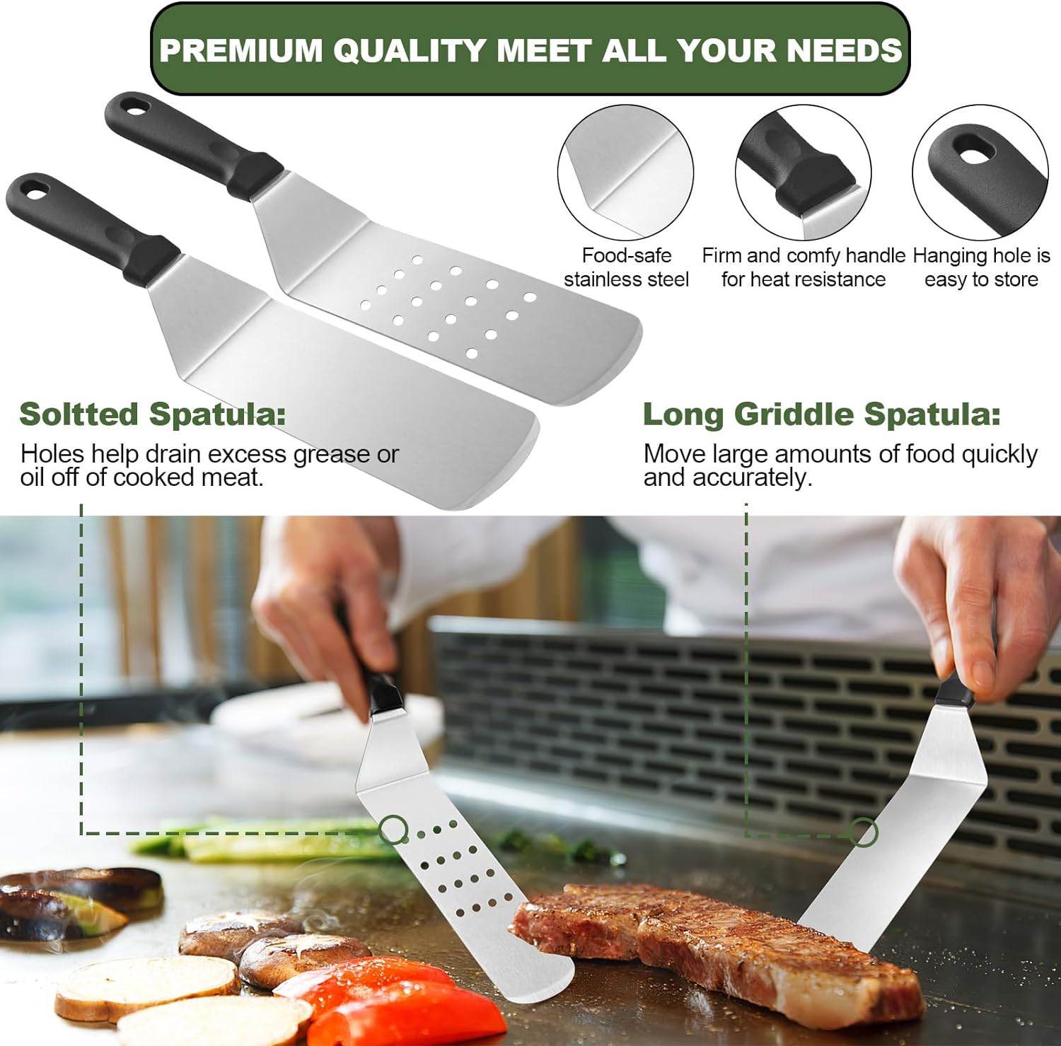 33Pcs Flat Top Griddle Accesso - Camping Cooking Set Large ulasan dan harga