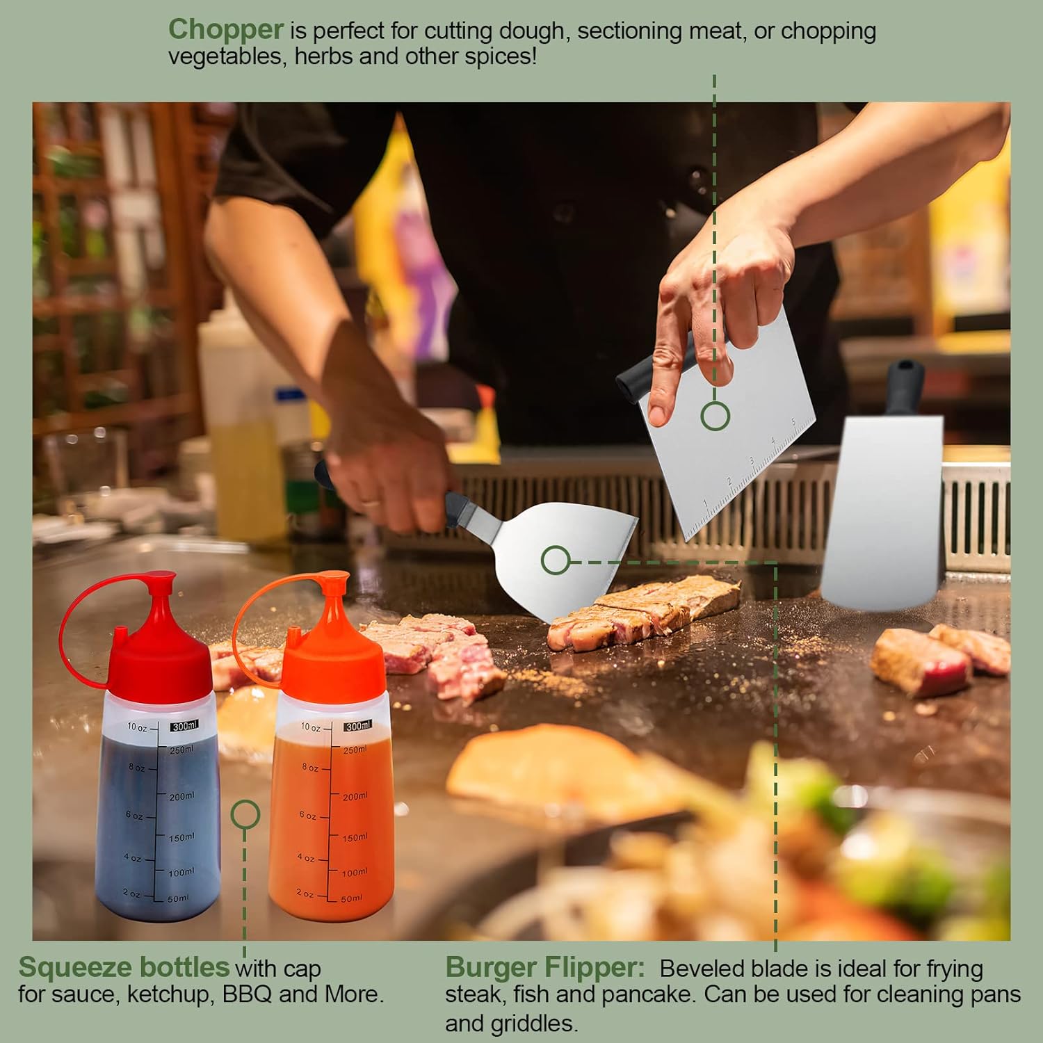 33Pcs Flat Top Griddle Accesso - Camping Cooking Set Large ulasan dan harga