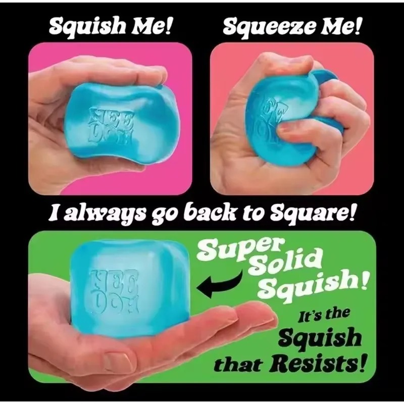 In Stock Squishy Schylling// N - Fire Starter Cube ulasan dan harga