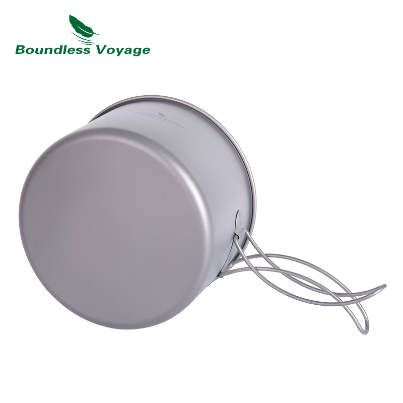 Boundless Voyage Titanium Pot  - Camping Cooking Set Large ulasan dan harga