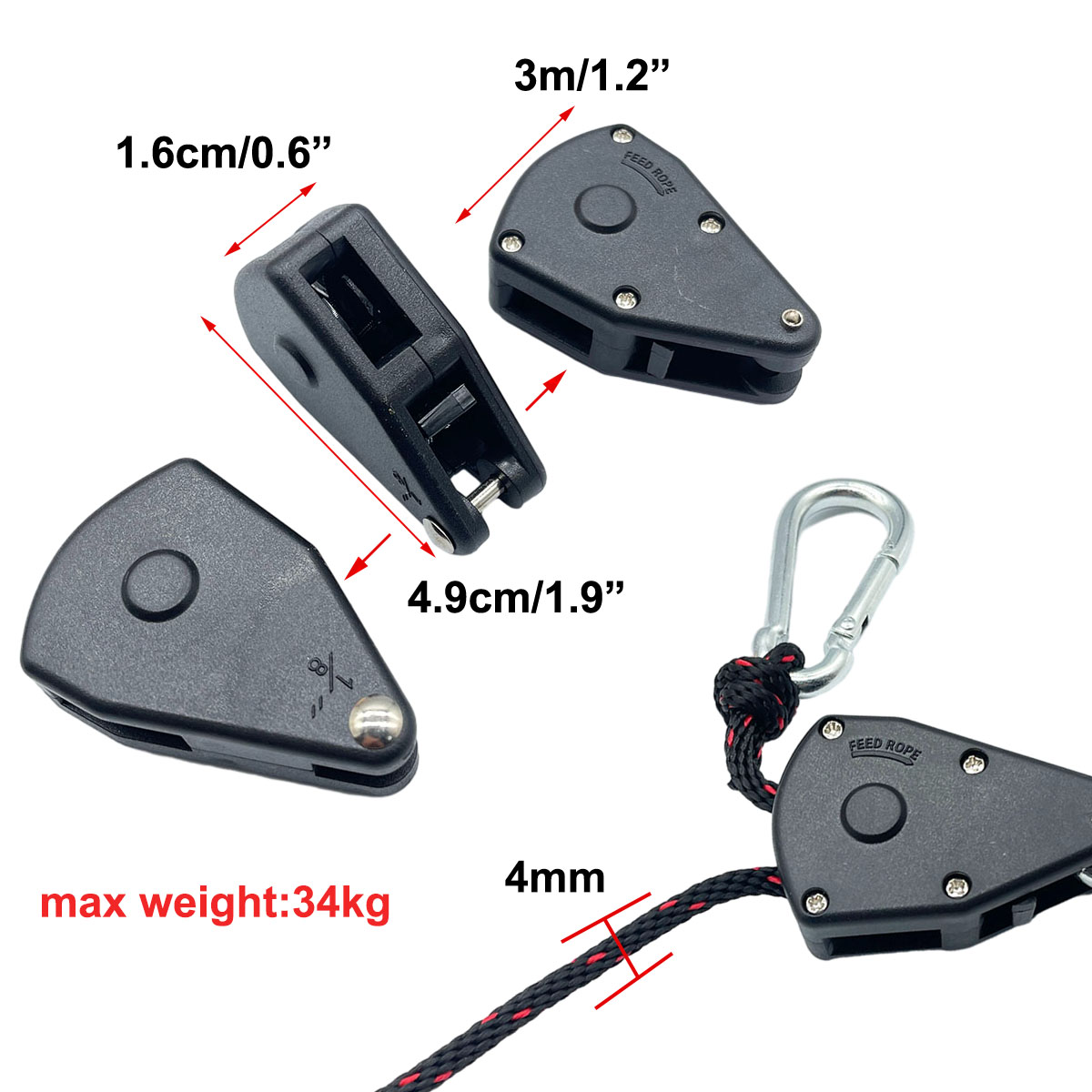 4mm Camping Tent Tie Down Rope - Camping Cooking Hanger ulasan dan harga