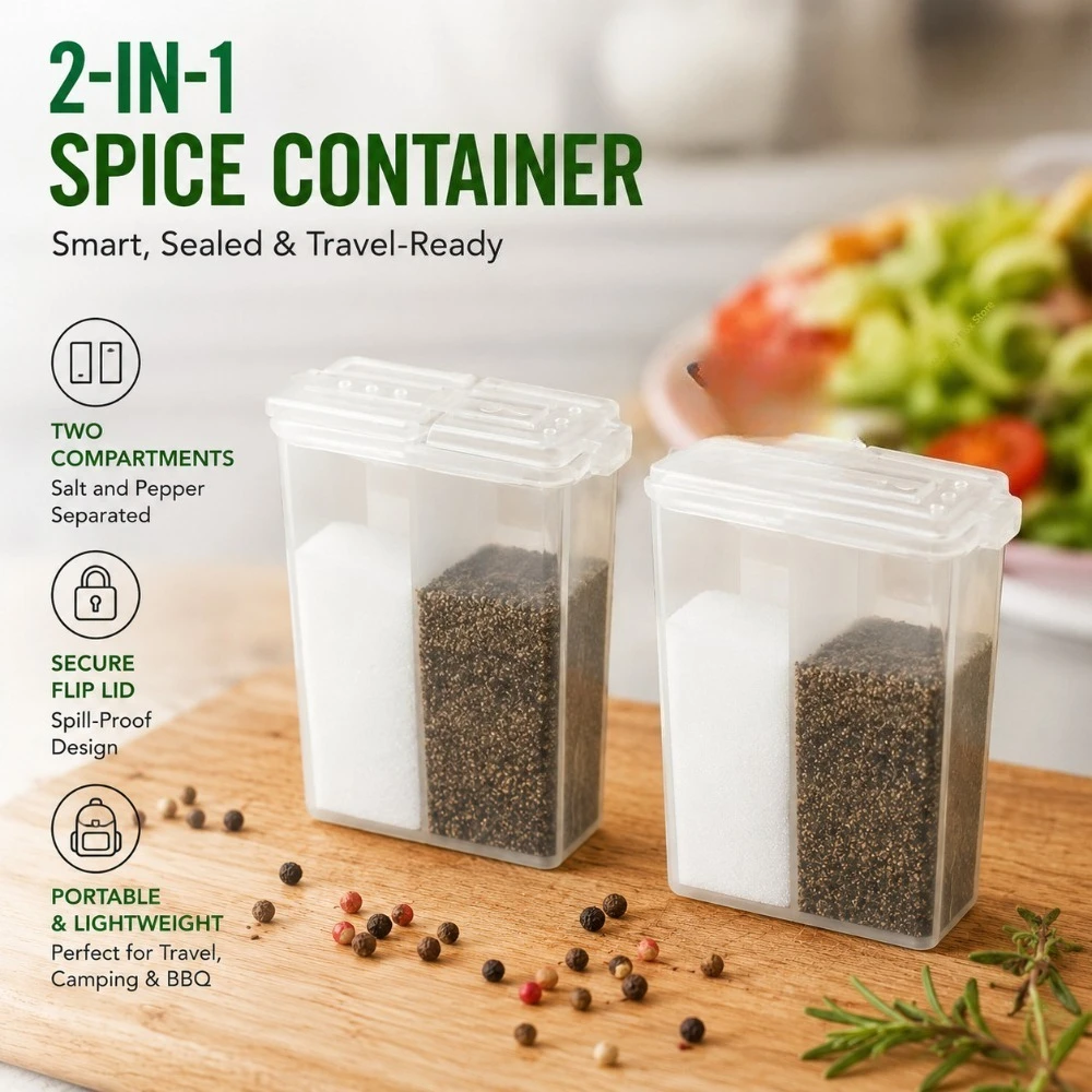 Multi-use 2in1 Spice Jar 2/4/6 - Camping Cooking Options ulasan dan harga