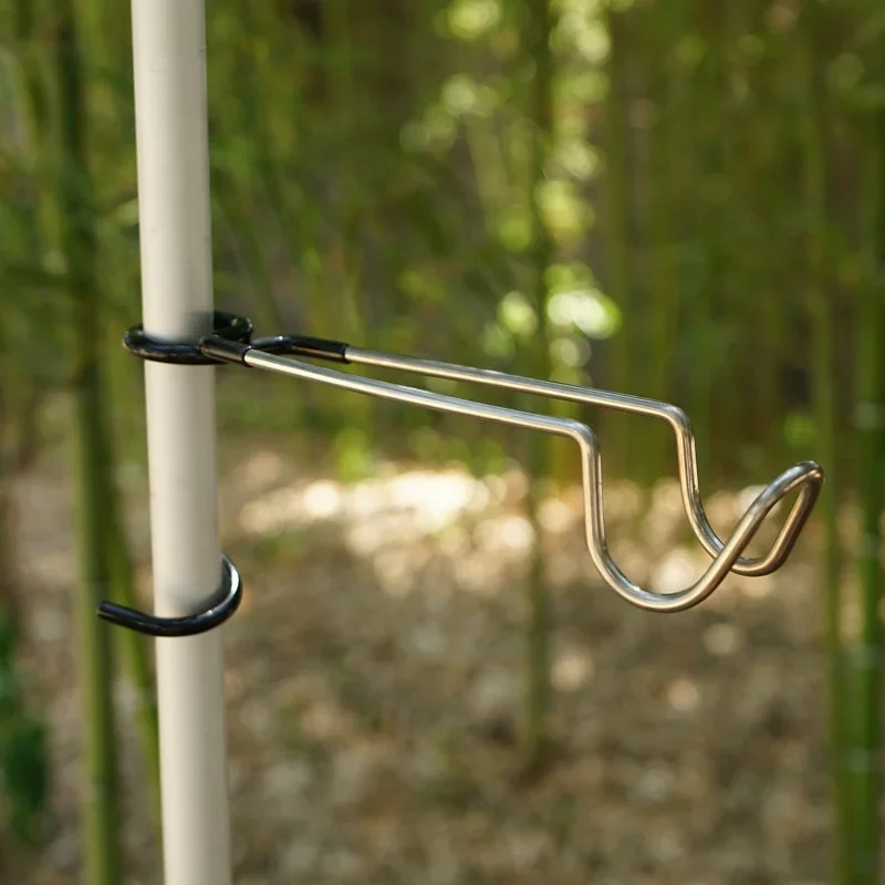 Portable Stainless Steel Light - Camping Cooking Hanger ulasan dan harga