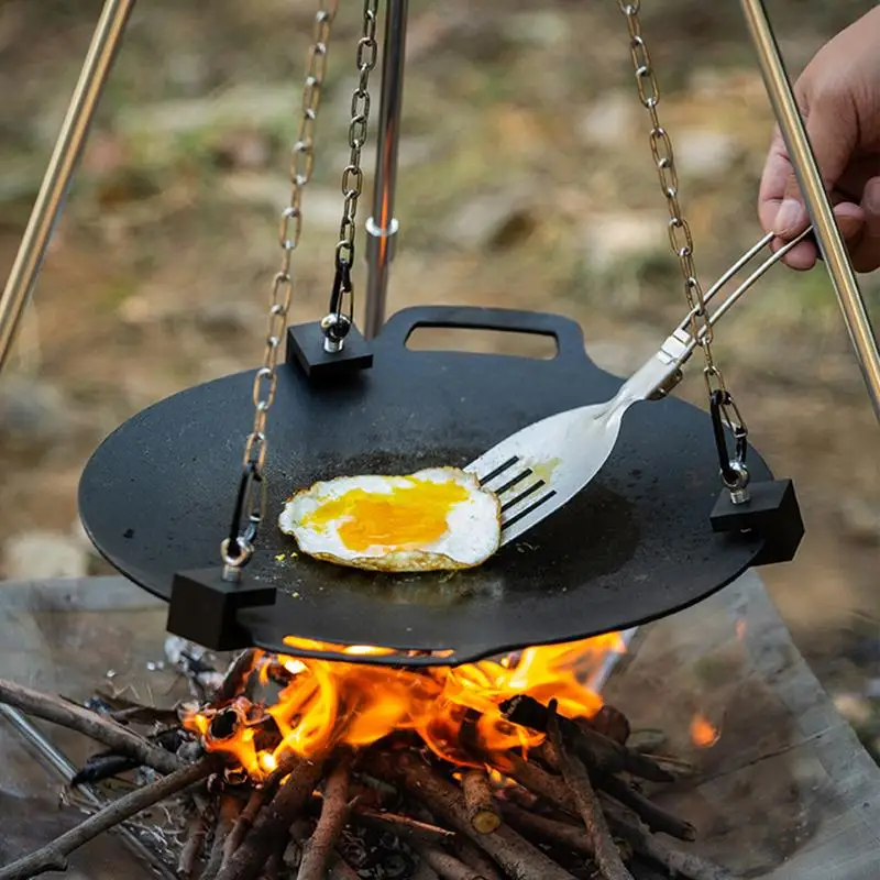 Aluminum Camping Bonfire Tripo - Camping Cooking Pot Tripod ulasan dan harga