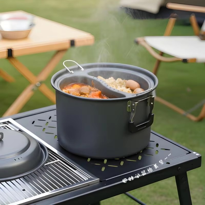 Camping Cookware Aluminum Camp - Camping Cooking Set Large ulasan dan harga