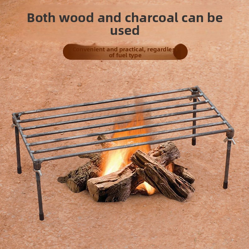 Steel Tripod Pot Stand Outdoor - Camping Cooking Pot Tripod ulasan dan harga
