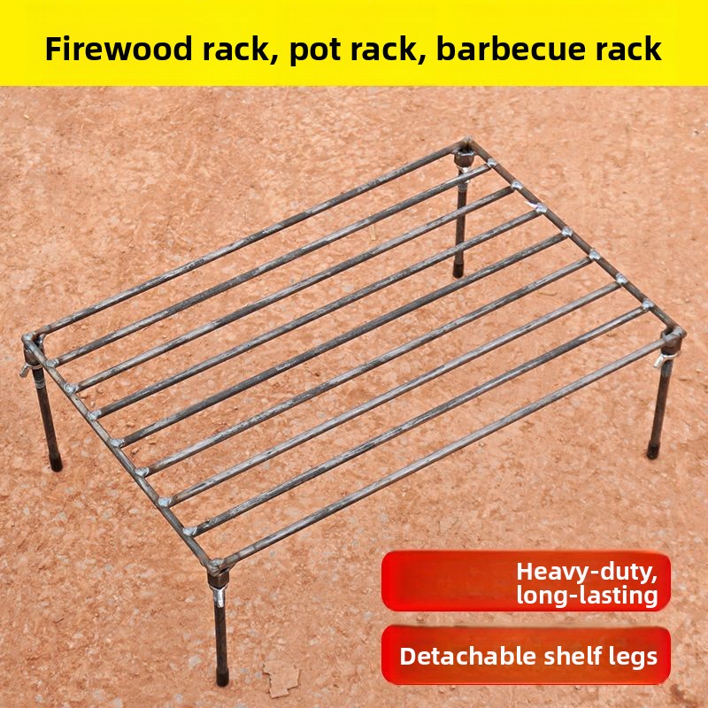 Steel Tripod Pot Stand Outdoor - Camping Cooking Pot Tripod ulasan dan harga