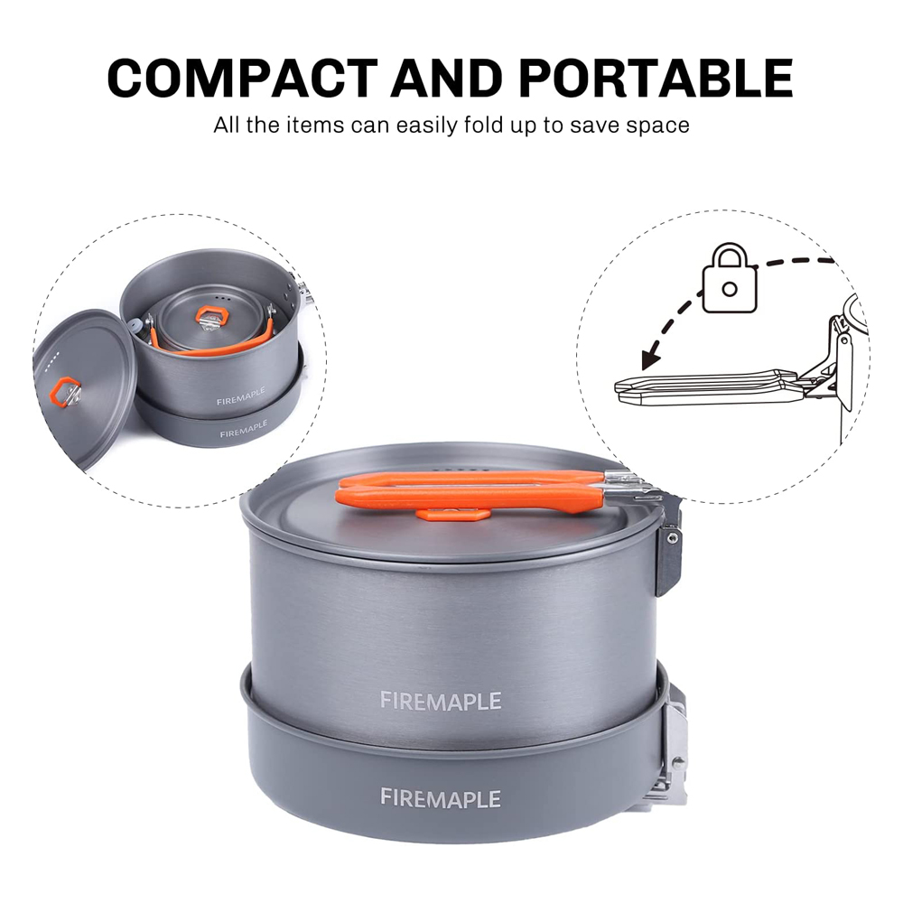 Fire Maple Camping Cookware Ut - Camping Cooking Rice ulasan dan harga