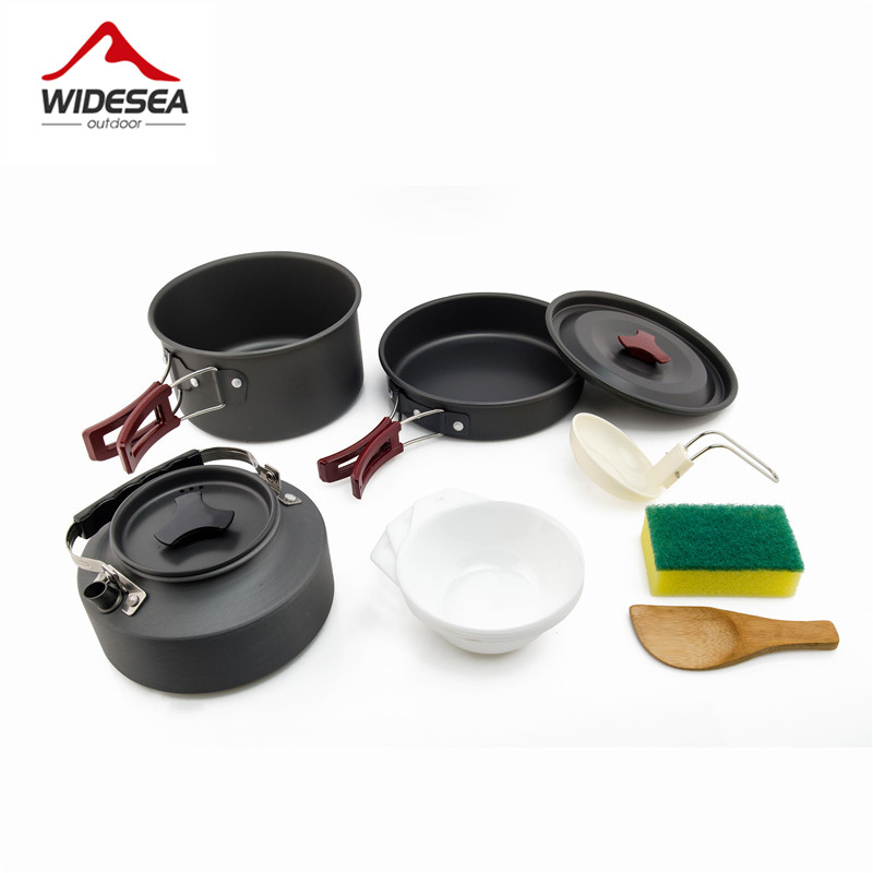 Widesea Camping Cookware Set O - Camping Cooking Set Large ulasan dan harga