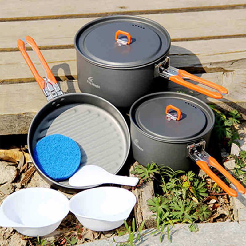 Fire Maple Cooking Set Pot Fry - Camping Cooking Set Large ulasan dan harga