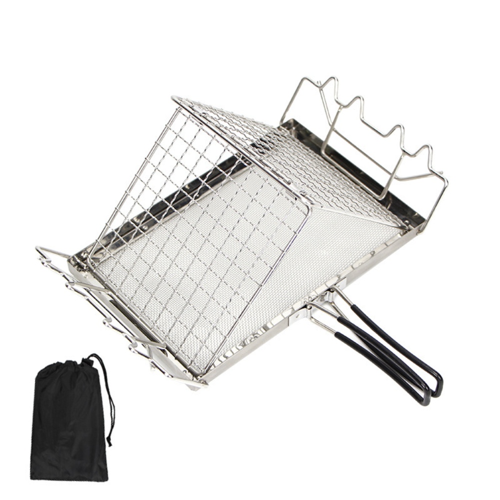 Stainless Steel Grill Rack for - Camping Cooking Over Fire ulasan dan harga